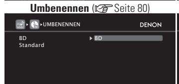 DENON AVR-4311 - Optionen, die mit dem "QUEILLE WÄHLEN"-Verfahren eingerichtet werden werden können - 3