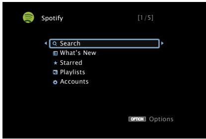 DENON AVR-X1000 - Utilisez  pour sélectionner le menu, puis appuyez sur ENTER. - 1