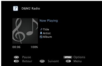 DENON AVR-X1000 - Écoute d'une station existante - 1