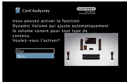DENON AVR-X1000 - Activez audyssey dynamic volume®. - 1