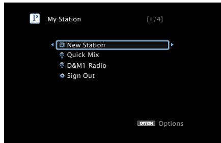 DENON AVR-X1000 - Création d'une station - 1