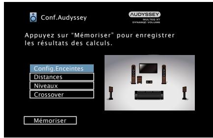 DENON AVR-X1000 - Dispossez le microphone de mesures et de configuration à la position 2, sélectionnez "continuer", puis appuyez sur ENTER. - 4
