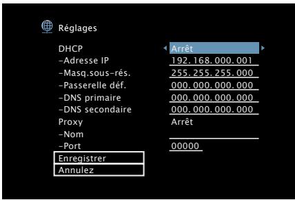 DENON AVR-X1000 - Réglages - 1