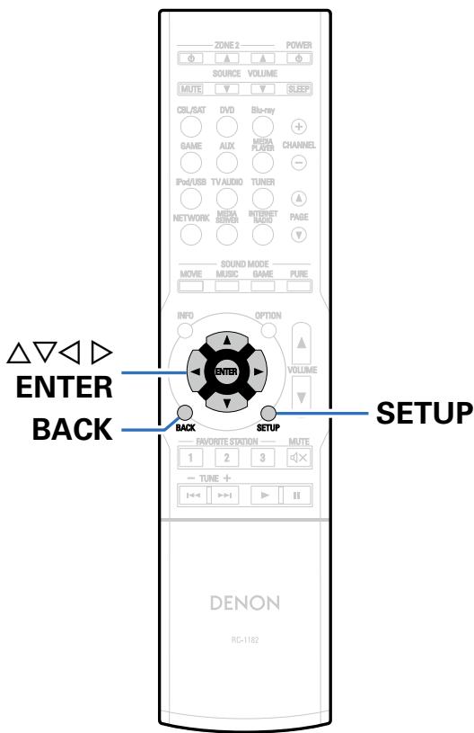 DENON AVR-X1000 - Réseau - 1