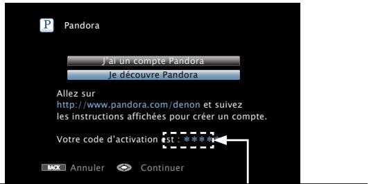 DENON AVR-X1000 - Appuyez sur NETWORK. - 2