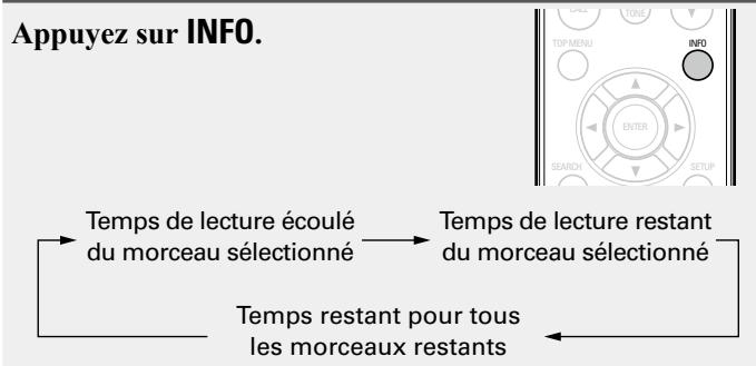 DENON CEOL N5 BLANC - Changement de l'affichage - 1