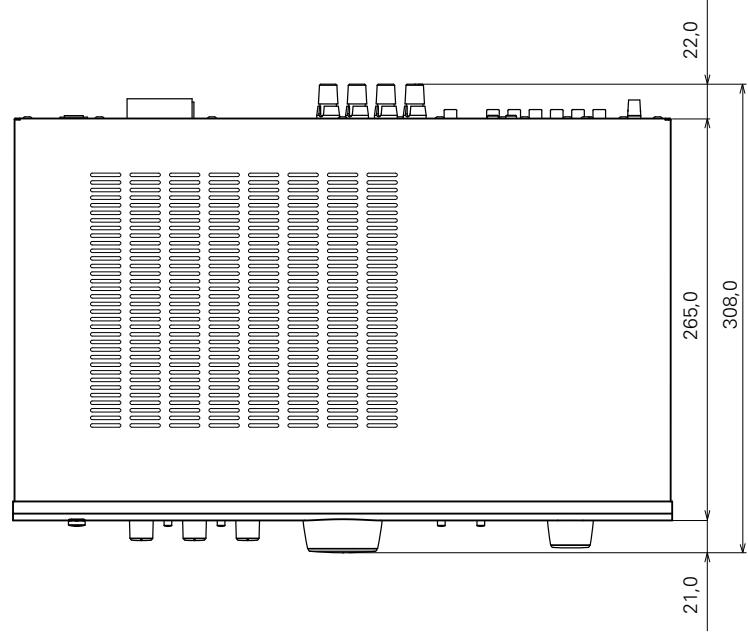 DENON DCD-520, DCD-520AE, DCD520 - Dimensions - 1
