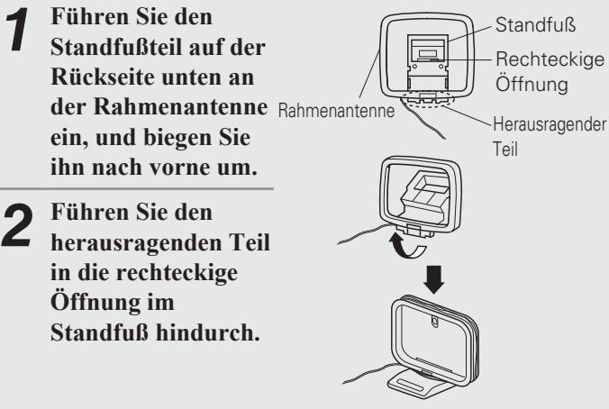 DENON DNP-720AE - □ Zusammenbau der MW-Rahmenantenne - 1