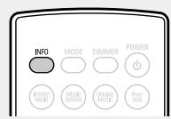 DENON DNP-F109 BK - Pendant la lecture, appuyez sur INFO. - 1