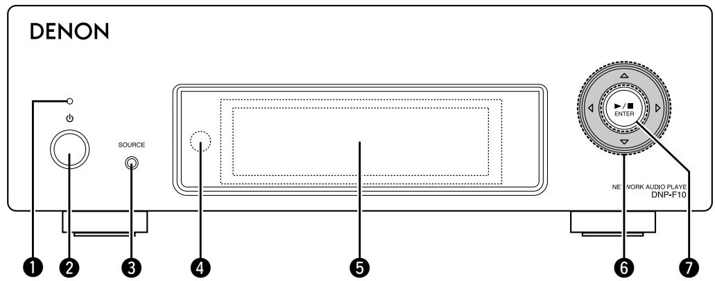 DENON DNP-F109 BK - Panneau avant - 1