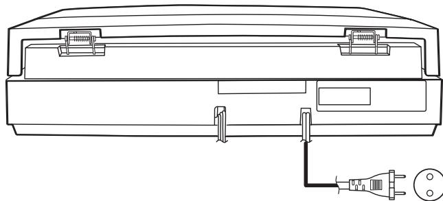 DENON DP-200USB - Connexion du cordon d'alimentation - 1