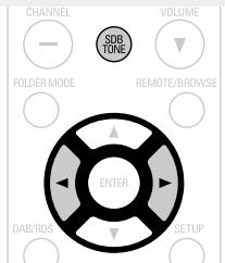 DENON RCD-M39 - Réglage de la tonalité - 2