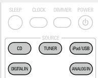 DENON RCD-M39 - Sélection de la source d'entrée - 1