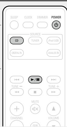 DENON RCD-M39 - Insérez un disque (page 34). - 1