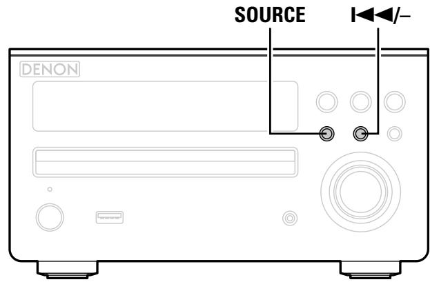 DENON RCD-M39 - Initialisation du microprocesseur - 1