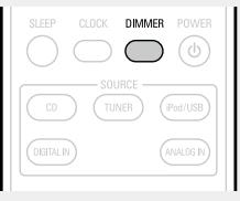 DENON RCD-M39 - Sélection de la luminosité de l'affichage - 2