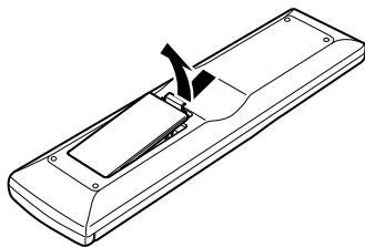 DENON RCD-M39 - Insertion des piles - 1