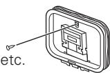 DENON RDC-M37 - A utiliser fixé au mur - 1