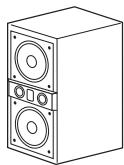 DENON RDC-M37 - Connexion des enceintes - 1
