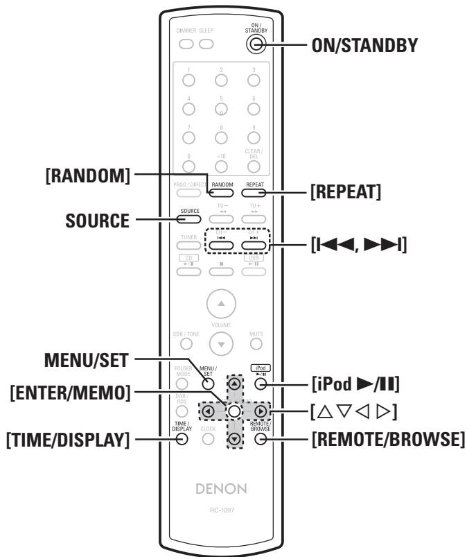 DENON RDC-M37 - Symboles utilisés pour indiquer les touches dans ce manuel - 2