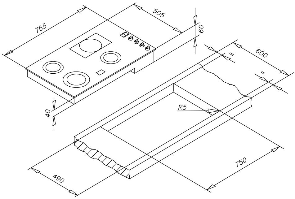 ZANUSSI GB37N - Encastrement - 1
