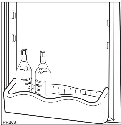 ZANUSSI ZA32W - Ubicación estantes de la contrapuya - 3