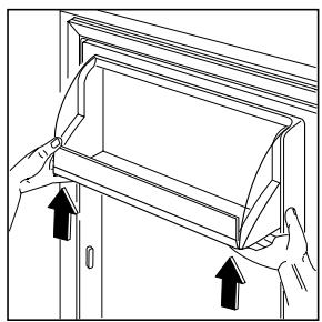 ZANUSSI ZBB6244 - Positioning the door shelves - 2