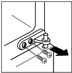 ZANUSSI ZBB6244 - Réversibilité des portes - 3