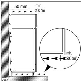 ZANUSSI ZBB7294 - Achtung: Die Ventilations - Öffnungen müssen immer sauber gehalten werden. - 1
