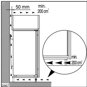 ZANUSSI ZBB8294 - Attention: veillez à ne pas obstruer les ouvertures de ventilation. - 4