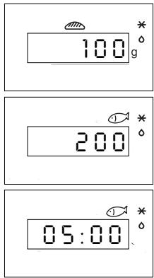 ZANUSSI ZMB30CST-A - Utilisation des programmes automatiques de décongélation Exemple : Décongeler un filet de poisson de 200g - 1