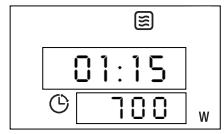 ZANUSSI ZMB30CSTA - Exemple : 1 minute 15 secondes à 700 Watts - 3