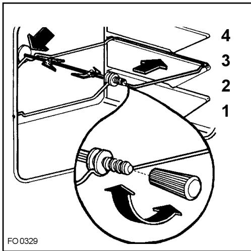 ZANUSSI ZOB341X - Utilisation du tournebroche - 4