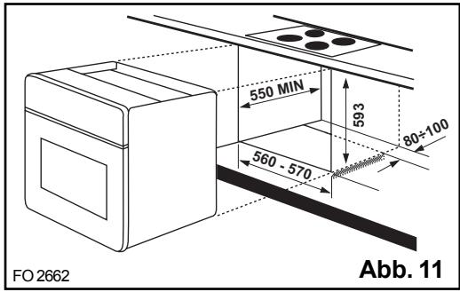 ZANUSSI ZOB865QXR - Befestigung im Möbel - 3
