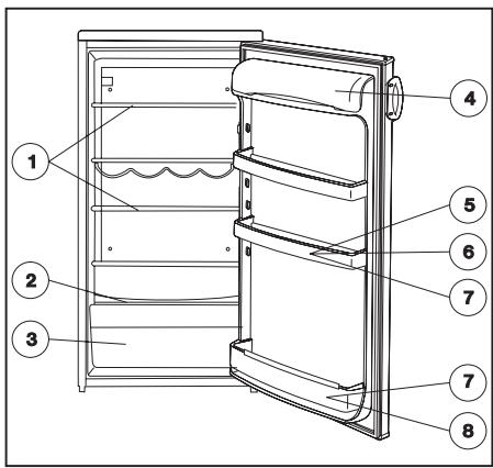 ZANUSSI ZRA626CW - Propositions à la conservation - 1