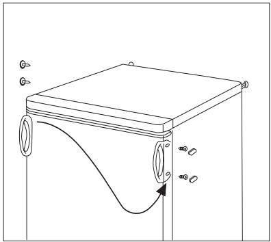ZANUSSI ZRA626CW - Changement du sens d'ouverture de la porte - 4