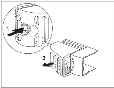 ZANUSSI ZRB34NC - Replacement de I'ampoule d'éclairage - 1