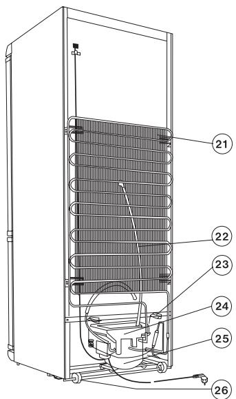 ZANUSSI ZRB34W - Descrizione dell'apparecchiatura, componenti principali - 2