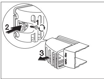 ZANUSSI ZRB34W - Sostituzione della lampadina - 1