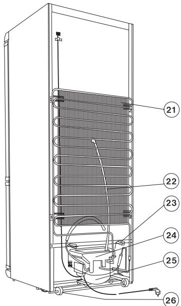 ZANUSSI ZRB40NC - Beschrijving van het apparatusat, belangrijkke onderdelen - 2