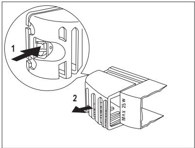 ZANUSSI ZRB40NC - Verwissenlen van de gloeilamp - 1