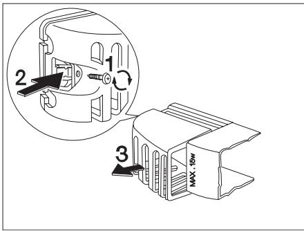 ZANUSSI ZRB634S - Replacement de I'ampoule d'éclairage - 1