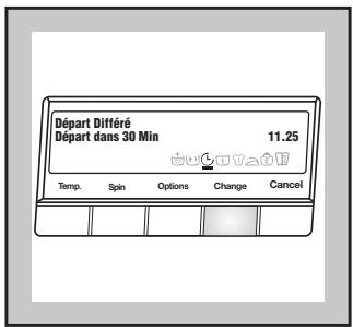 ZANUSSI ZWF-1650 - Sélectionner le "Départ Différé - 2