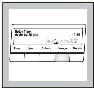 ZANUSSI ZWF-1650 - Selezionare il "Delay Time" - 2