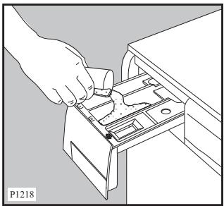 ZANUSSI ZWF-1650 - Zusatzmittel einfüllen - 1