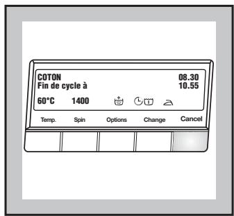 ZANUSSI ZWF-1650 - 8/9/10 Touches "Options / Change / Cancel" - 3