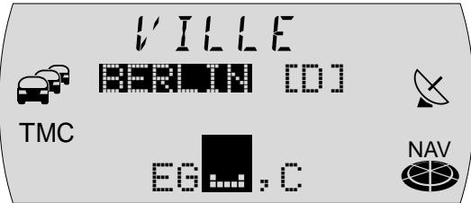 BLAUPUNKT TRAVELPILOT E2 - Entrée de la destination - Ville - 5