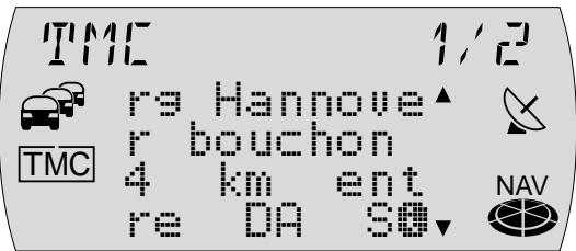 BLAUPUNKT TRAVELPILOT E2 - Lecture d'informations TMC - 4
