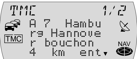 BLAUPUNKT TRAVELPILOT E2 - Lecture d'informations TMC - 3