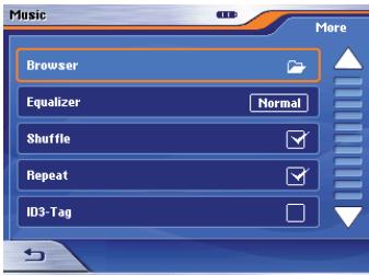 BLAUPUNKT TRAVELPILOT LUCCA MP3 - Sélectionner un répertoire par l'intermédiaire du navigateur de fichiers - 1